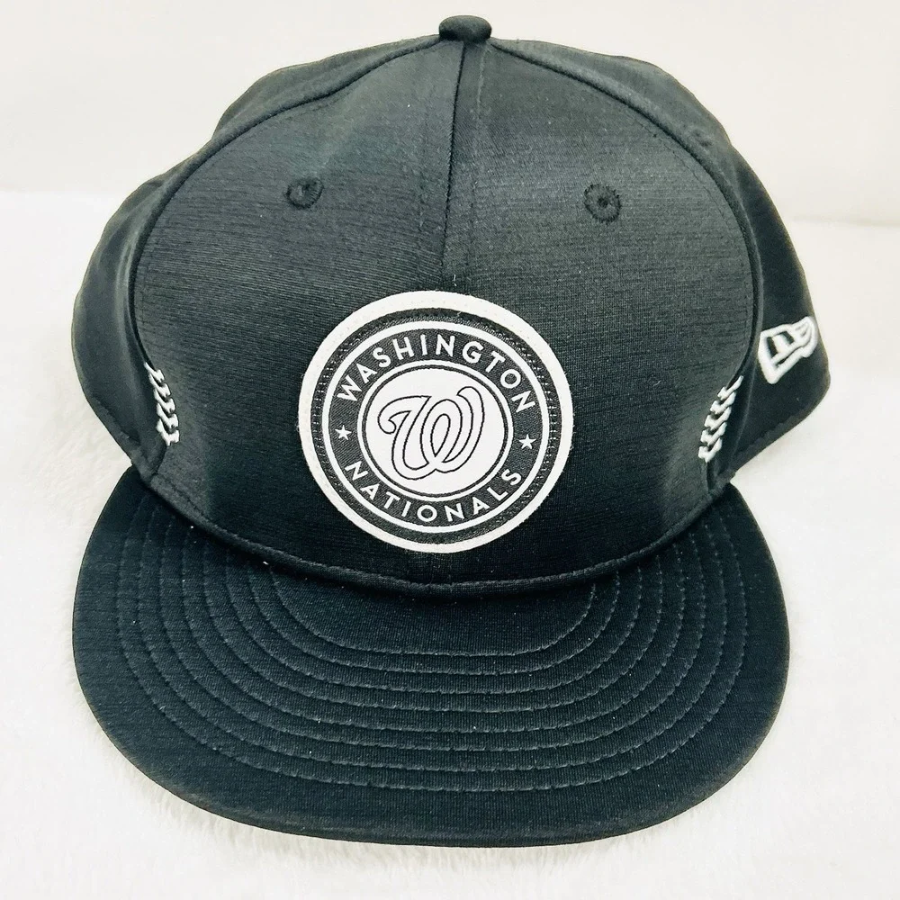 New Era‎ Washington Nationals Clubhouse 59FIFTY Fitted Hat Cap 7 7/8 Black